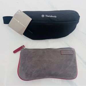 United Airlines Polaris Therabody Cross Body & Austrian Airlines Amenity Kit Lot